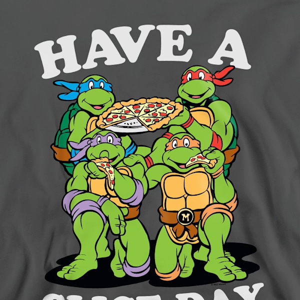 Teenage Mutant Ninja Turtles Unisex Vuxen Have A Slice Day Tröja Charcoal L