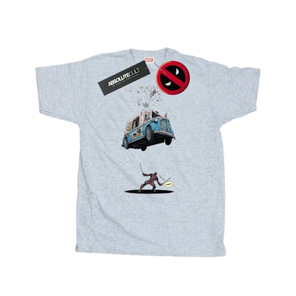 Marvel herr Deadpool glass T-shirt M Sports Grey Sports Grey M