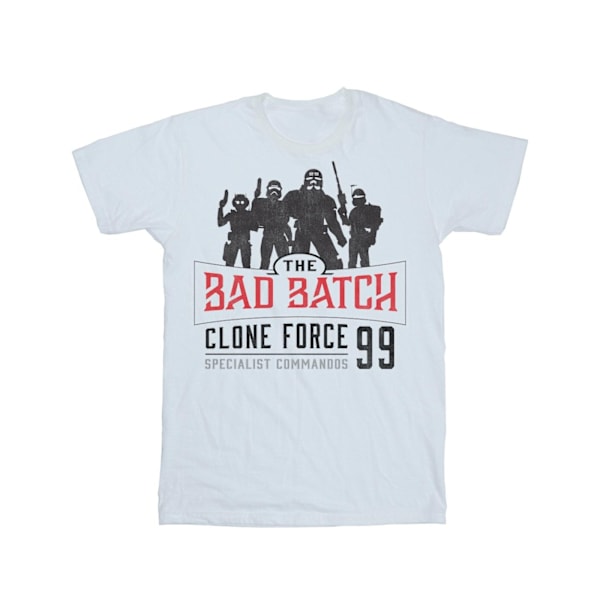 Star Wars Herr The Bad Batch Clone Force 99 T-Shirt S Vit White S