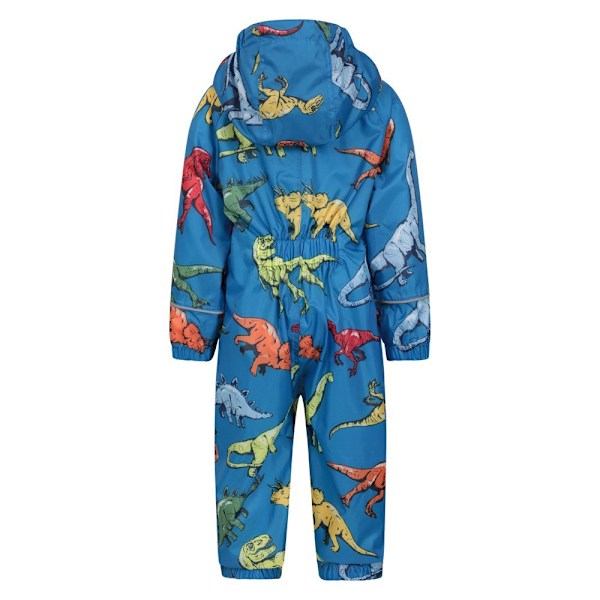 Mountain Warehouse Barnkläder/Barn Puddle Dinosaurie Regnställ 9-12 månader Blue 9-12 Months