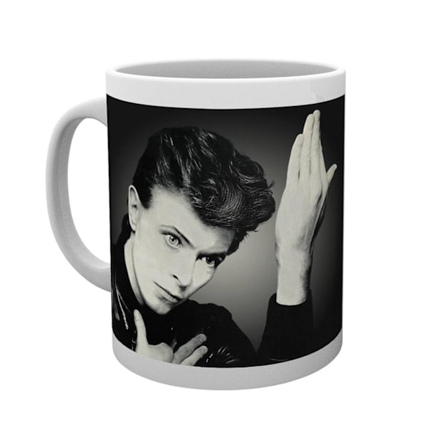 David Bowie Heroes Mug En Storlek Grå/Svart Grey/Black One Size