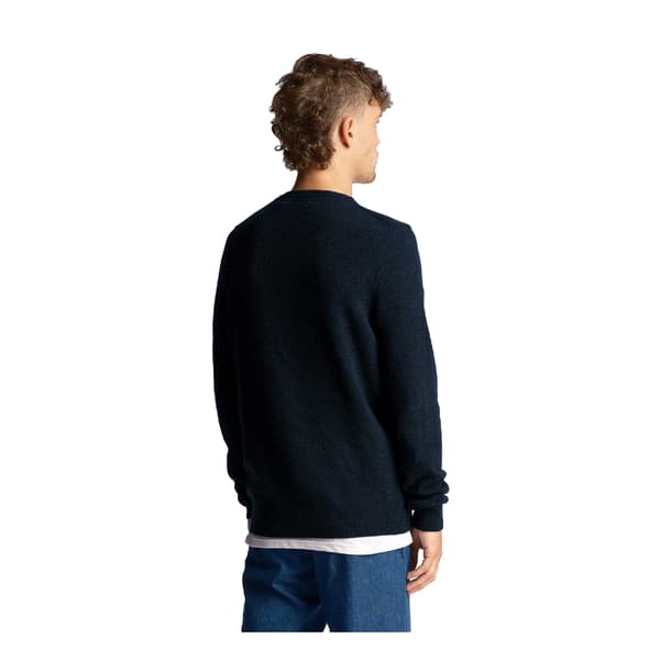 Lyle & Scott Herrtröja i blandmaterial L Blå Blue L
