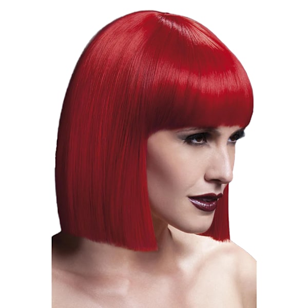 Fever Dam/Kvinnor Lola Peruk One Size Röd Red One Size