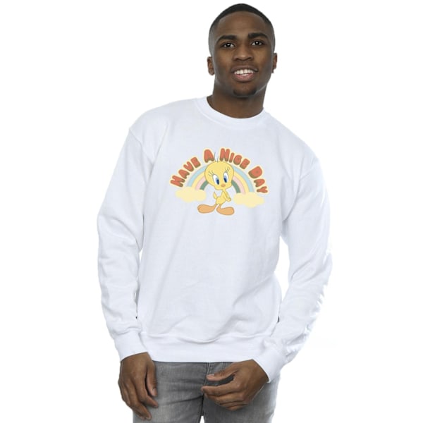 Looney Tunes Have A Nice Day Sweatshirt L Vit White L