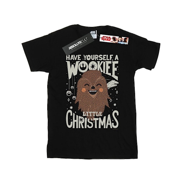 Star Wars Boys Wookiee Little Christmas T-Shirt 7-8 år Svart Black 7-8 Years