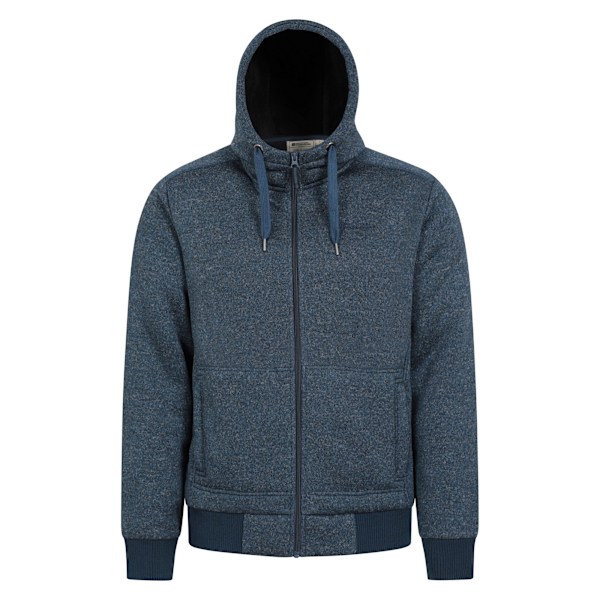 Mountain Warehouse Herr Nevis II Faux Fur Hoodie L Mörkblå Dark Blue L