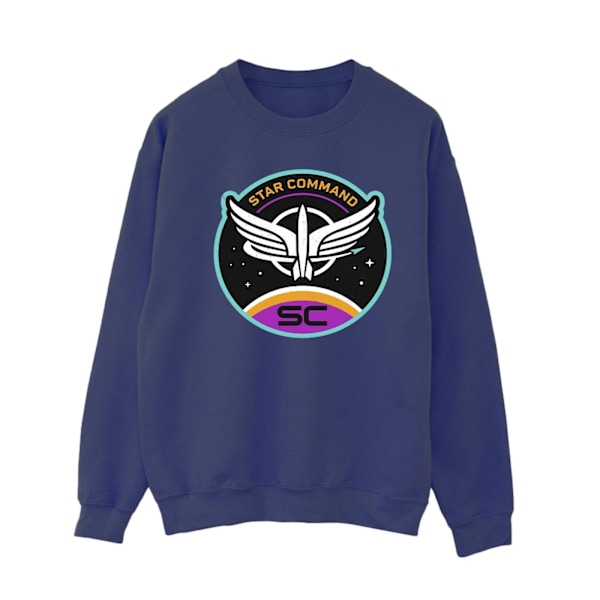 Disney Womens/Ladies Lightyear Star Command Circle Sweatshirt X Navy Blue XXL