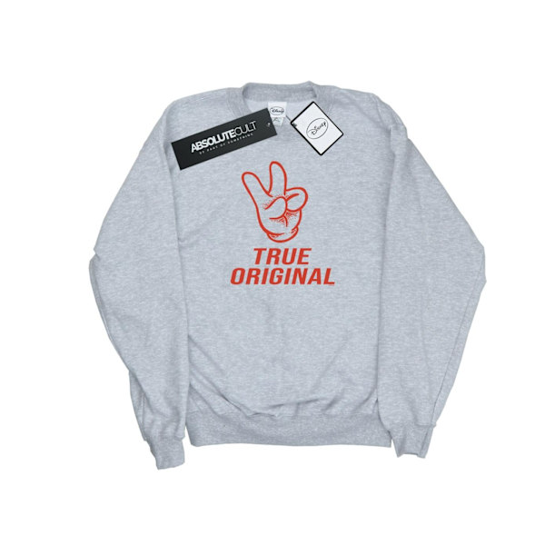 Disney Dam/Kvinnor Mickey Mouse True Original Sweatshirt S Sp Sports Grey S