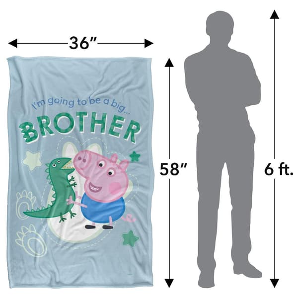 Greta Gris Storebror Filt One Size Vit White One Size