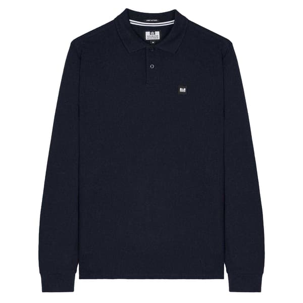 Weekend Offender Långärmad Pikétröja för Herr L Marinblå Navy L