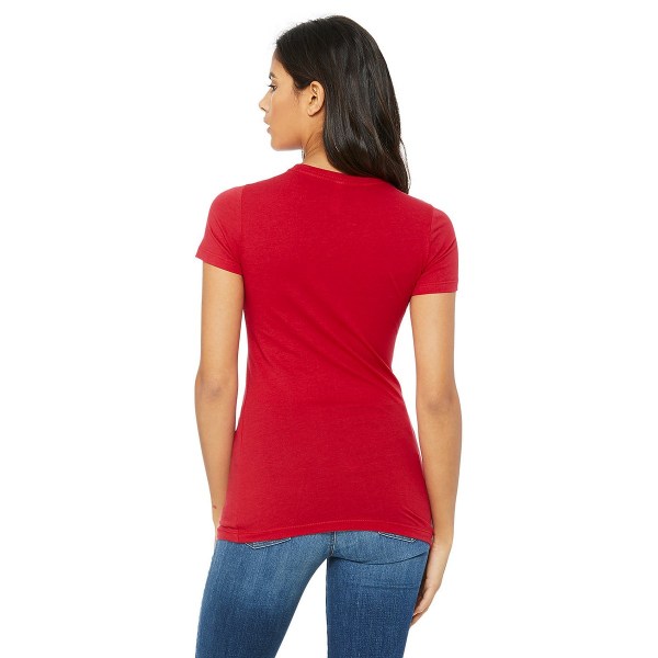 Bella + Canvas Dam/Dam Favorit T-shirt M Röd Red M