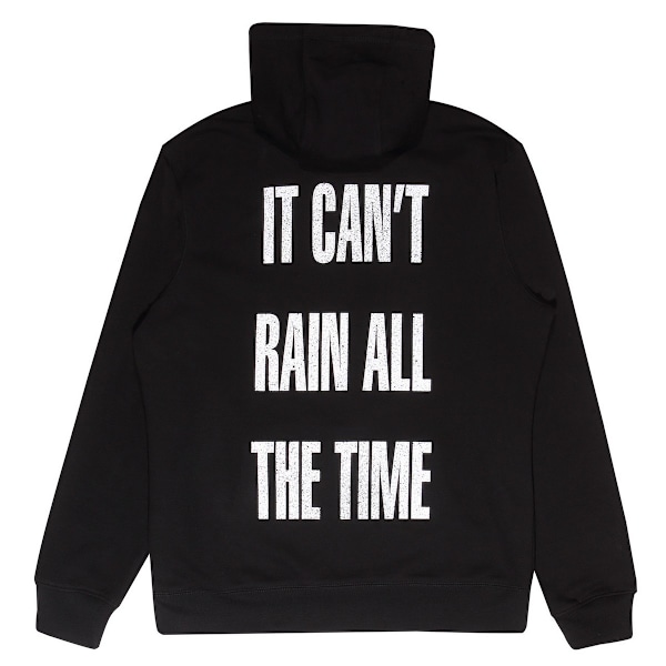 The Crow Unisex Adult Rain All The Time Pullover Hoodie XXL Bla Black XXL