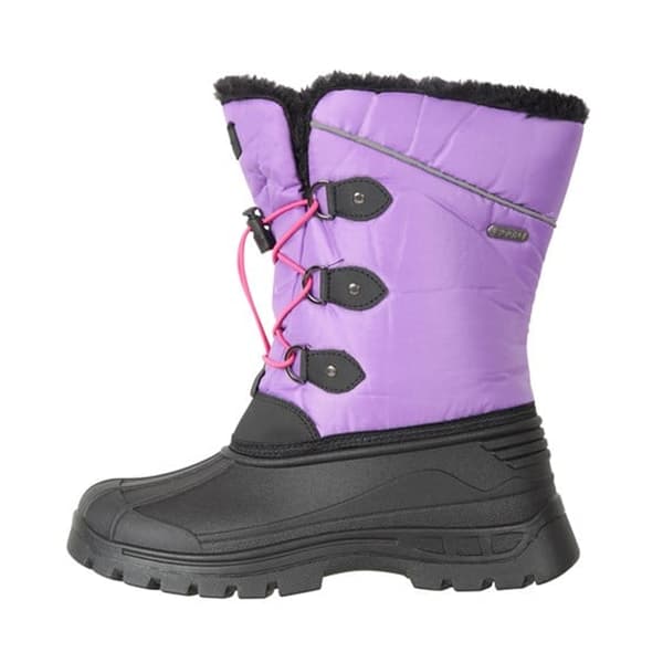 Mountain Warehouse Whistler Adaptive Snow Boots för barn Dark Purple 1 UK