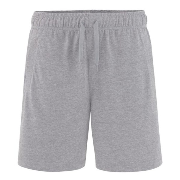 Comfy Co Mens Elasticated Lounge Shorts S Heather Grey Heather Grey S