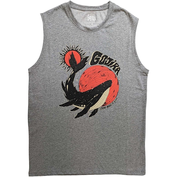 Gojira Unisex Vuxen Whale Tank Top M Grå Grey M