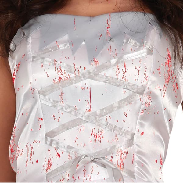 Fiestas Guirca Blodig Fru Kostymset S Vit/Röd White/Red S