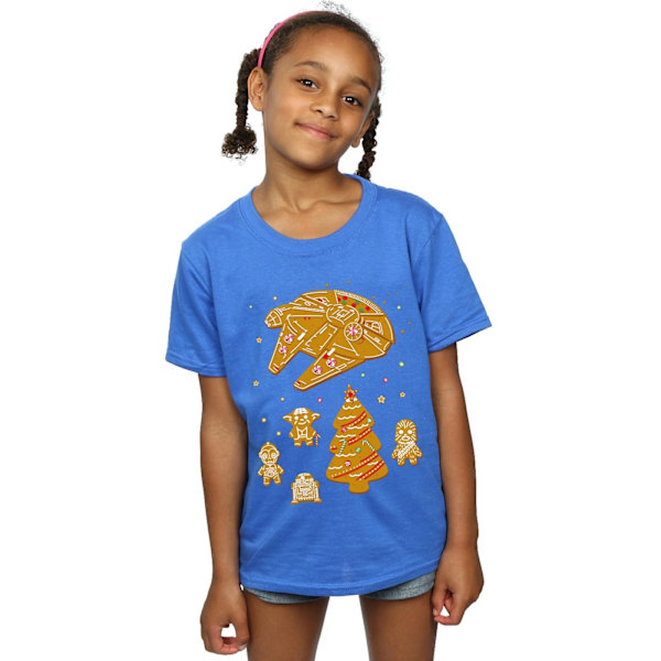 Star Wars Girls Gingerbread Rebels Bomull T-shirt 9-11 år Ro Royal Blue 9-11 Years