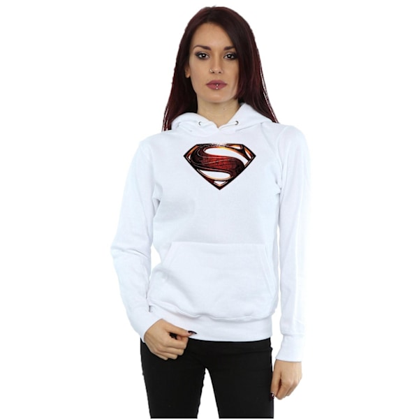 DC Comics Dam/Kvinnor Justice League Film Superman Emblem Ho White L