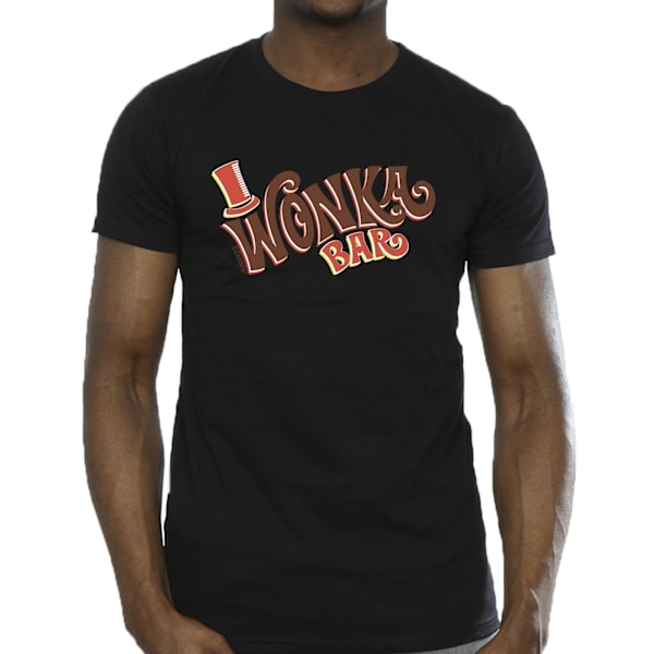 Willy Wonka Bar Logo T-shirt XL Svart Black XL