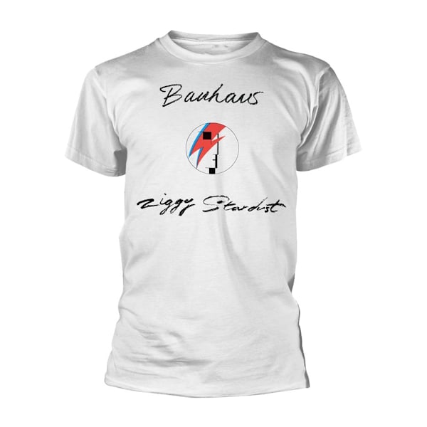 Bauhaus Unisex Adult Ziggy Stardust T-Shirt S Vit White S