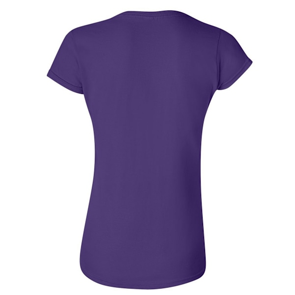 Gildan Ladies Soft Style Kortärmad T-shirt M Lila Purple M