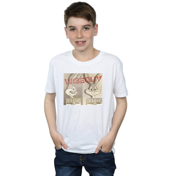 Looney Tunes Boys Wise Guy T-shirt 7-8 år Vit White 7-8 Years