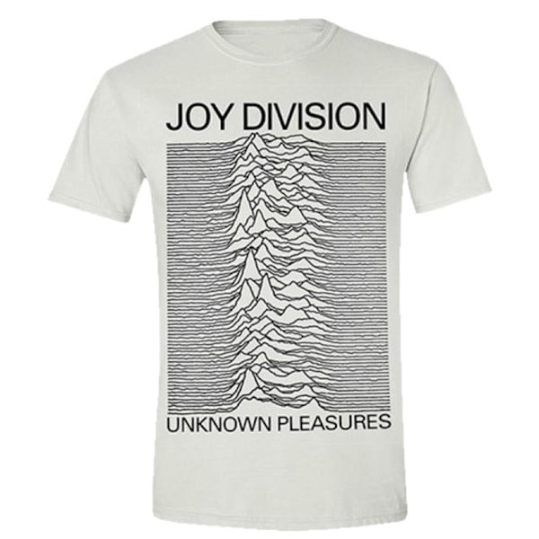 Joy Division Unisex Adult Unknown Pleasures T-shirt XXL Vit White XXL