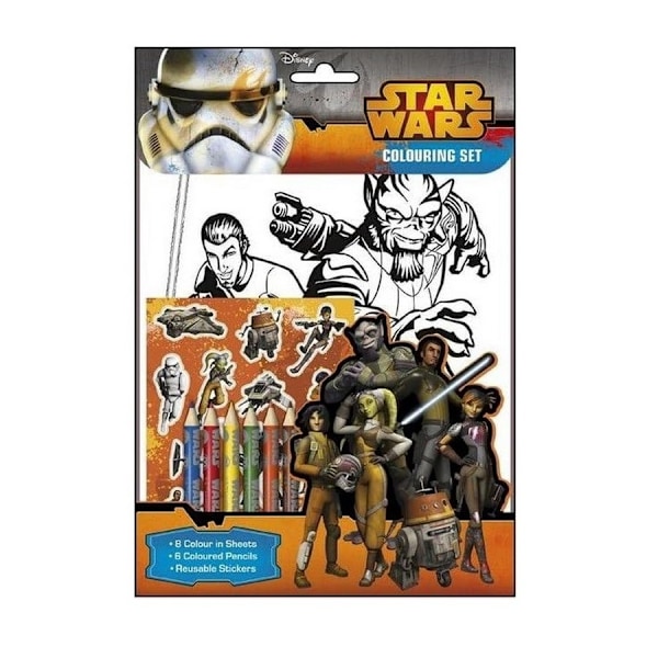 Star Wars Rebels Färgset En Storlek Flerfärgad Multicoloured One Size