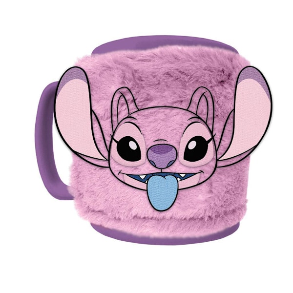 Lilo & Stitch Angel Fuzzy Mug Storlek: One Size Lila/Flerfärgad Purple/Multicoloured One Size