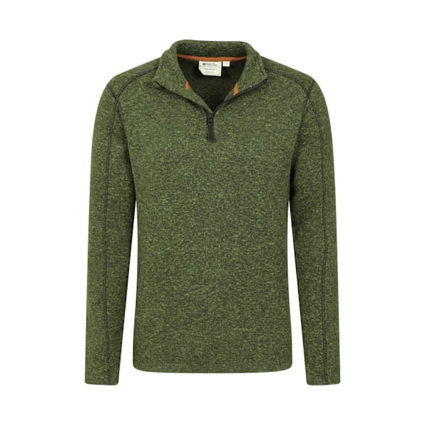 Mountain Warehouse Idris II Halvzip Fleece Top XS Mörk Khaki Dark Khaki XS