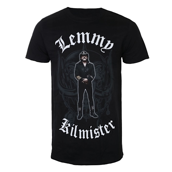 Lemmy Unisex Vuxen Minnesstaty Bomull T-shirt S Svart Black S