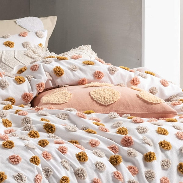 Linen House Haze Påslakanset Enkelsäng Rosa/Sand Pink/Sand Single