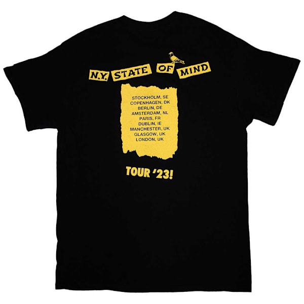 Wu-Tang Clan Unisex Vuxen Tour ´23 NY State Of Mind Ryggtryck Black M