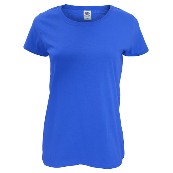 Fruit of the Loom Dam/Dam Lady Fit Kortärmad T-shirt Royal Blue 2XL