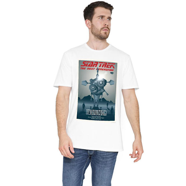 Star Trek Herr The Next Generation Säsong 3 Avsnitt 1 T-Shirt 4 White 4XL