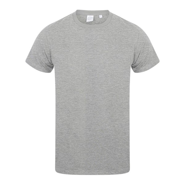 Skinni Fit Mens Feel Good Heather Cotton Stretch T-Shirt S Heat Heather Grey S