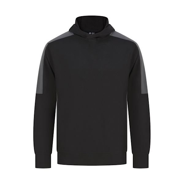 Finden & Hales Unisex Adult Contrast Panel Hoodie 3XL Svart/Gunmetalgrå Black/Gunmetal Grey 3XL