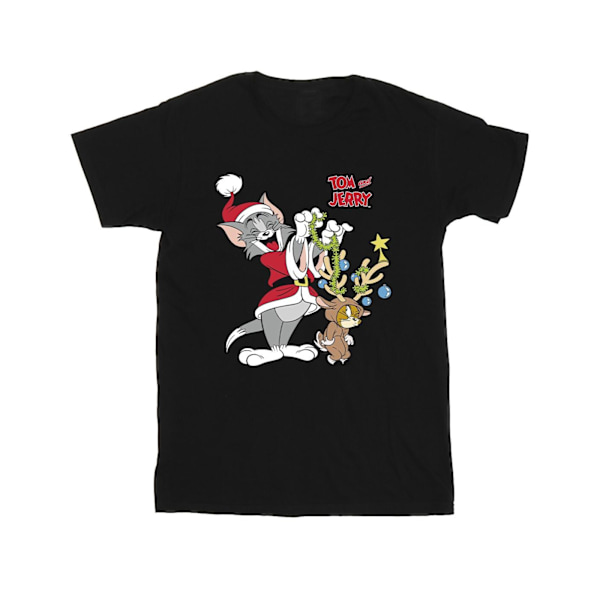 Tom & Jerry Herr Julren T-shirt 4XL Svart Black 4XL