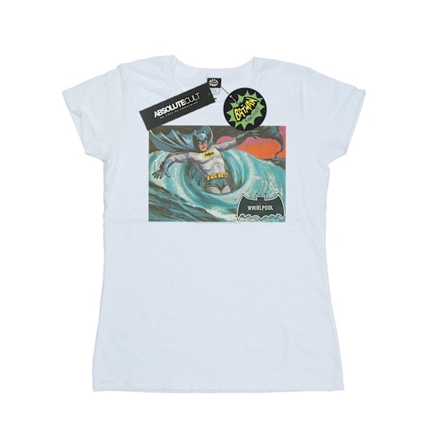 DC Comics Dam/Kvinnor Batman TV-serie Whirlpool Bomull T-shirt White L