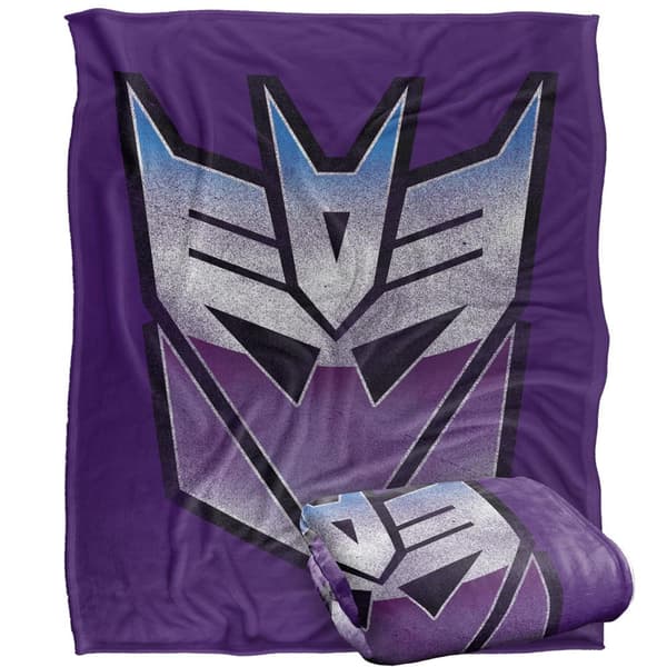 Transformers Decepticon Logotyp Filt One Size Vit White One Size