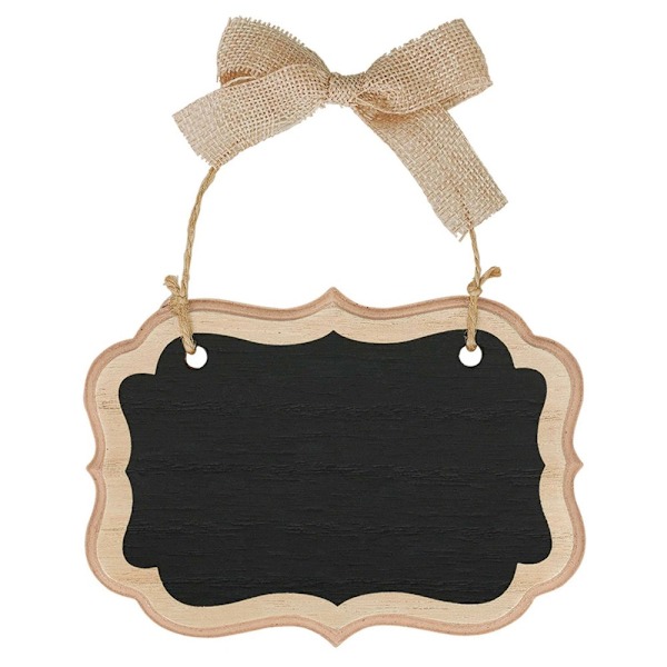 Amscan Marquee Chalkboard Sign One Size Svart/Naturlig Black/Natural One Size
