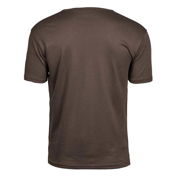 Tee Jays herr Interlock kortärmad T-shirt 2XL choklad Chocolate 2XL