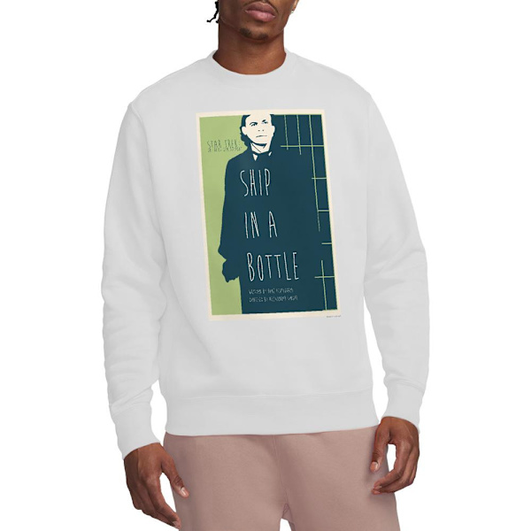 Star Trek Unisex Vuxen The Next Generation Säsong 6 Avsnitt 12 White L
