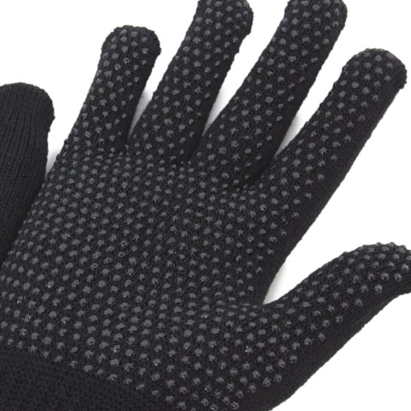 FLOSO Unisex Magic Handskar Med Grepp En Storlek Svart Black One Size
