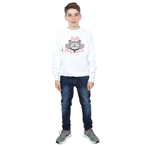 Big Bang Theory Boys Soft Kitty Purr Sweatshirt 7-8 år Vit White 7-8 Years