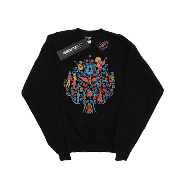 Disney Boys Coco Tree Pattern Sweatshirt 7-8 år Svart Black 7-8 Years