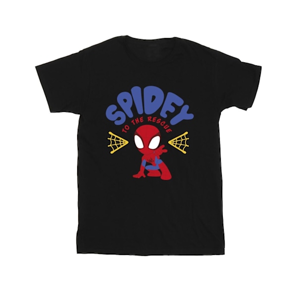 Marvel Boys Spidey And His Amazing Friends Rescue T-Shirt 3-4 år Black 3-4 Years