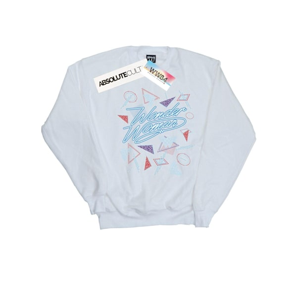 DC Comics Dam/Kvinnor Wonder Woman 84 80-tal Mix Sweatshirt M Vit White M