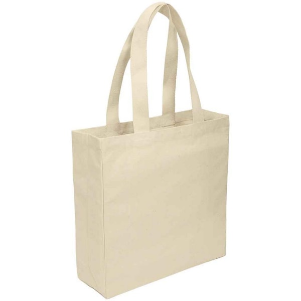 Brand Lab Everyday Square Canvas Tote Bag Storlek One Natural Natural One Size