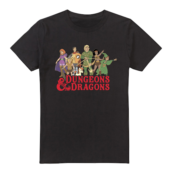 Dungeons & Dragons herr Line Up T-shirt L svart Black L